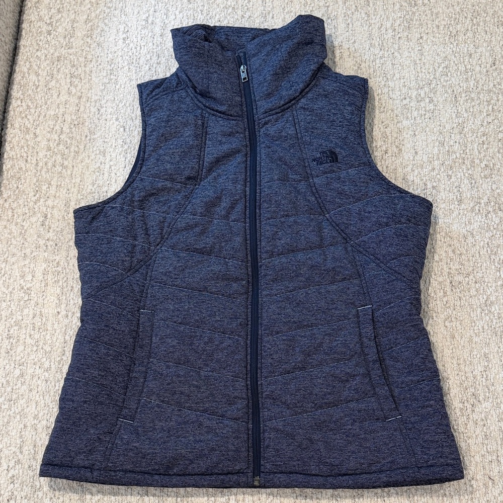 The North Face Dark Blue Quilted Vest